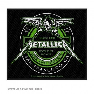 НАШИВКА - METALLICA - BEER...