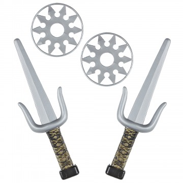 NINJA SET - SAI & SHURIKEN