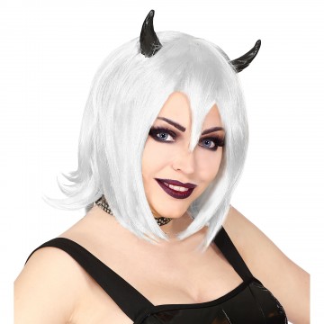 ПЕРУКА - DEMON WIG - WHITE